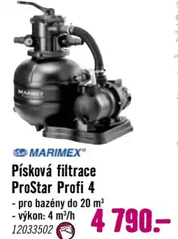 Hornbach Písková filtrace ProStar Profi 4 nabídka