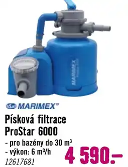 Hornbach MARIMEX Písková filtrace ProStar 6000 nabídka