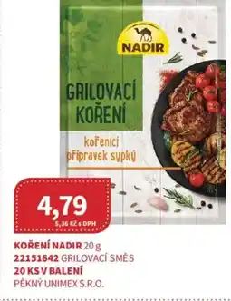 Kubík potraviny Koření nadir nabídka