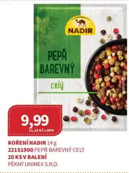 Kubík potraviny Koření nadir nabídka