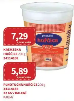 Kubík potraviny Krémžská hořčice nabídka