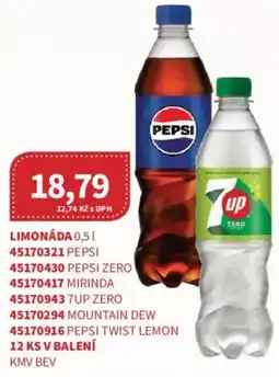 Kubík potraviny Limonáda nabídka