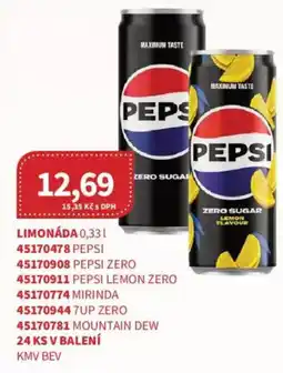 Kubík potraviny Limonáda nabídka