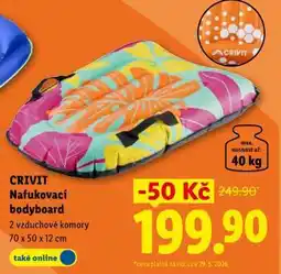 Lidl CRIVIT Nafukovací bodyboard nabídka