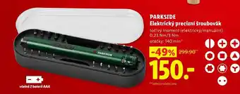 PARKSIDE Elektrický precizní šroubovák