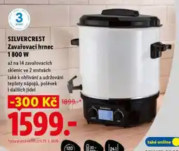 Lidl SILVERCREST Zavařovací hrnec 1800 W nabídka