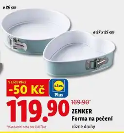 Lidl zenker FORMA NA PEČENÍ nabídka