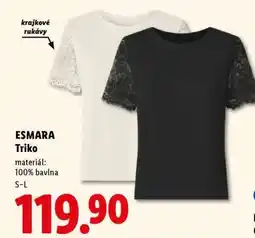 Lidl esmara TRIKO nabídka