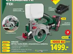 Lidl PARKSIDE 20V Aku řezačka dlaždic s akumulátorem a nabíječkou nabídka