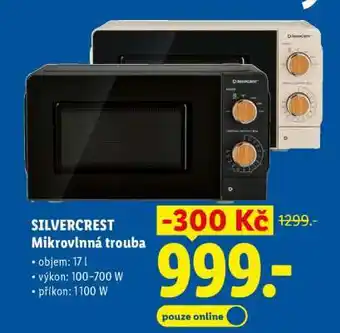 Lidl SilverCrest Mikrovlnná trouba nabídka