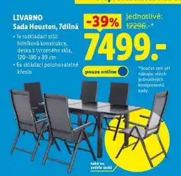 Lidl LIVARNO Sada Houston, 7dílná nabídka