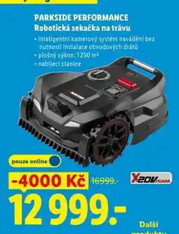 Lidl PARKSIDE PERFORMANCE Robotická sekačka na trávu nabídka