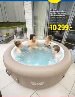 Lidl BESTWAY Nafukovací vířivý bazén Lay-Z Spa Palm Springs nabídka