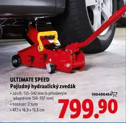 Lidl Ultimate speed Pojízdný hydraulický zvedák nabídka