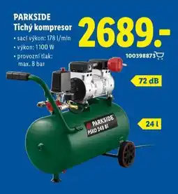 Lidl Parkside Tichý kompresor nabídka