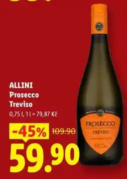 Lidl ALLINI Prosecco Treviso nabídka