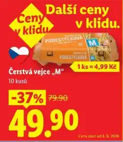 Lidl Čerstvá vejce M nabídka