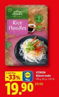 Lidl Vitasia Rýžové nudle nabídka