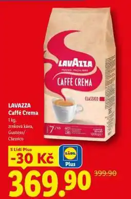 Lidl LAVAZZA CAFFÉ CREMA nabídka