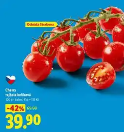 Lidl CHERRY RAJČATA KEŘÍKOVÁ nabídka