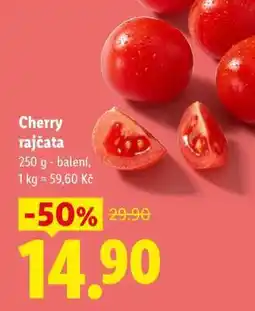 Lidl Cherry rajčata nabídka