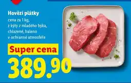 Lidl Hovězí plátky nabídka