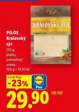 Lidl PILOS KRÁLOVSKÝ SÝR nabídka