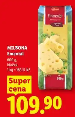 Lidl MILBONA EMENTÁL nabídka
