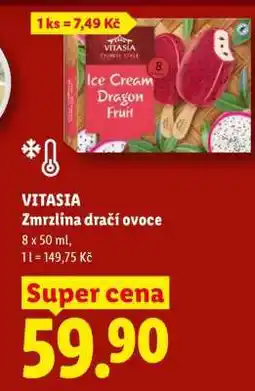 Lidl VITASIA Zmrzlina dračí ovoce nabídka