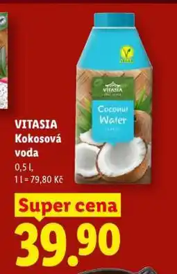 Lidl Vitasia Kokosová voda nabídka