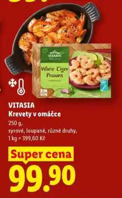 Lidl VITASIA Krevety v omáčce nabídka