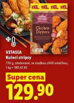 Lidl VITASIA Kuřecí stripsy nabídka