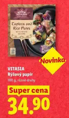 Lidl Vitasia Rýžový papír nabídka