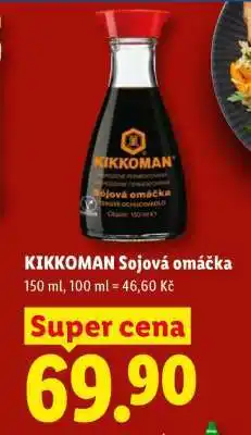 Lidl Kikkoman sójová omáčka nabídka