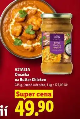 Lidl VITASIA Omáčka na Butter Chicken nabídka
