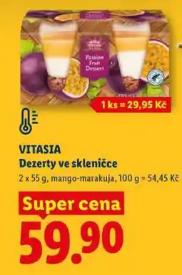 Lidl VITASIA Dezerty ve skleničce nabídka