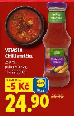 Lidl Vitasia Chilli omáčka nabídka