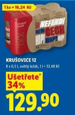 Lidl Krušovice 12 nabídka