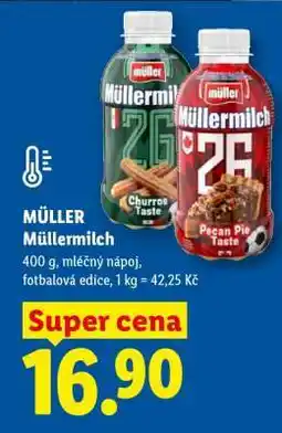 Lidl MÜLLER Müllermilch nabídka