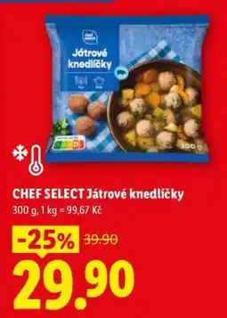 Lidl CHEF SELECT Játrové knedlíčky nabídka