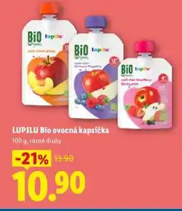 Lidl LUPILU Bio ovocná kapsička nabídka
