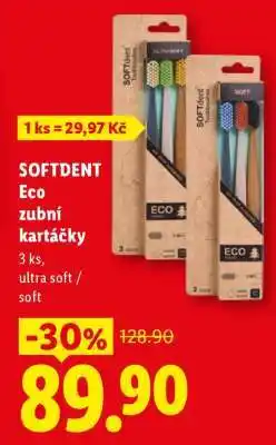 Lidl SOFTdent ECO zubní kartáčky nabídka