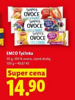 Lidl Emco tyčinka nabídka