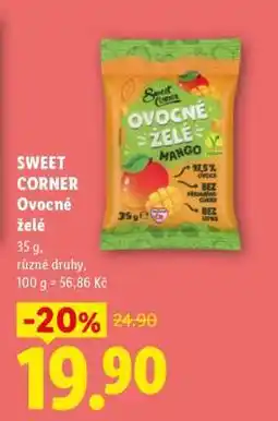 Lidl SWEET CORNER Ovocné želé nabídka