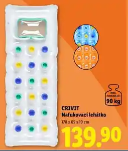 Lidl CRIVIT Nafukovací lehátko nabídka
