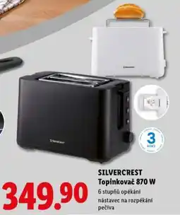 Lidl SilverCrest Topinkovač 870 W nabídka