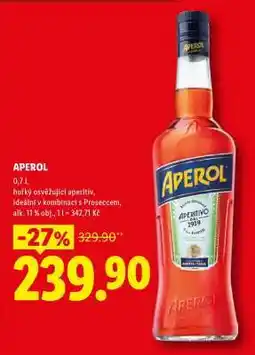 Lidl Aperol nabídka