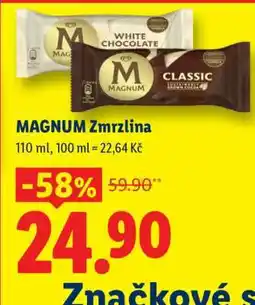 Lidl Magnum zmrzlina nabídka