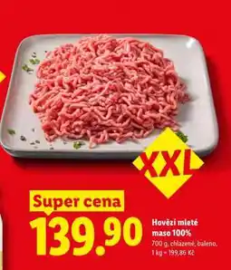 Lidl Hovězí mleté maso 100 % nabídka