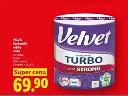 Lidl Velvet KUCHYŇSKÉ UTĚRKY TURBO nabídka